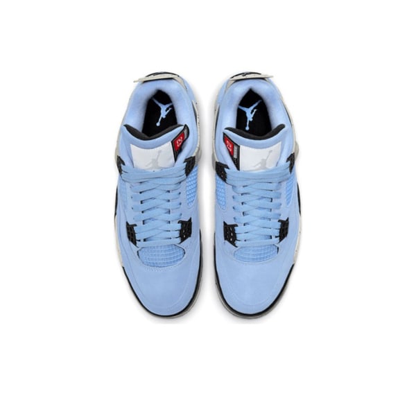 Air Jordans 4 Retro University Blue för män och kvinnor Original AJ4 Sneakers 36