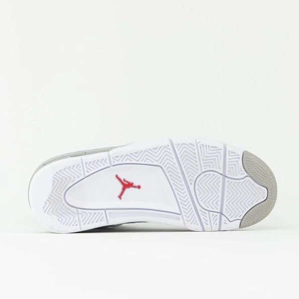Air Jordans 4 Retro Tech White för män och kvinnor Original AJ4 Sneakers 36