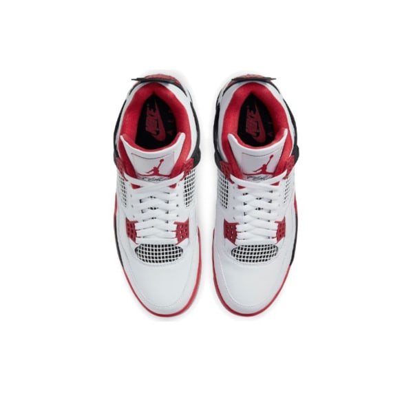 Air Jordans 4 Retro Fire Red för män och kvinnor Original AJ4 Sneakers 40
