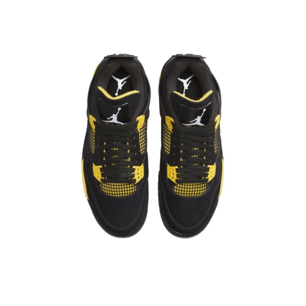 Air Jordans 4 Retro Thunder 2023 för män och kvinnor Original AJ4 Sneakers 41