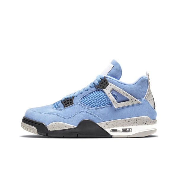 Air Jordans 4 Retro University Blue för män och kvinnor Original AJ4 Sneakers 40