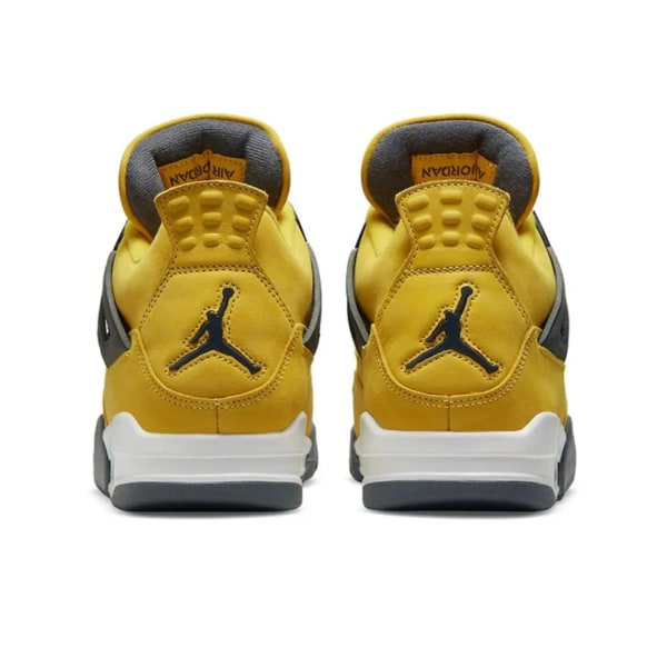 Air Jordan 4 Retro Tour Yellow för Män och Kvinnor AJ4 38.5