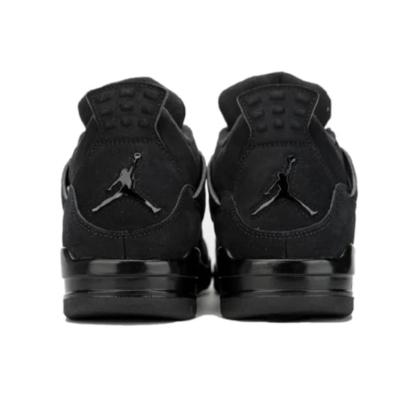 Air Jordans 4 Retro Black Cat för män och kvinnor AJ4 36