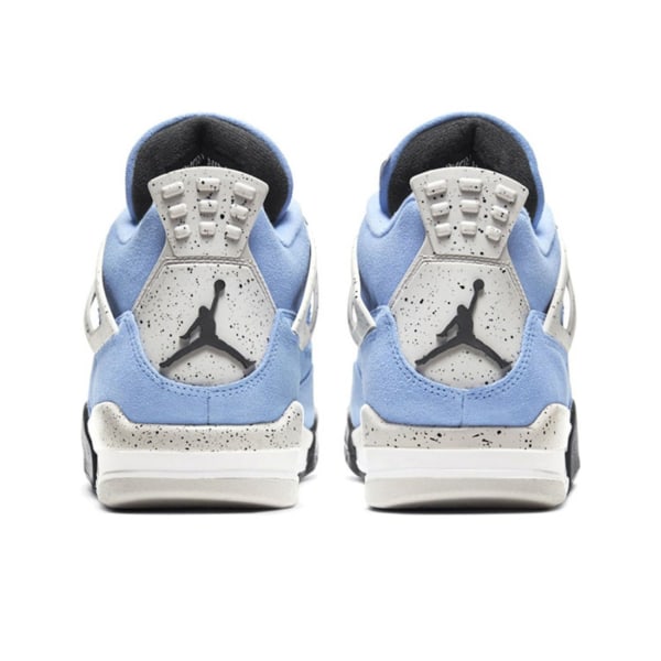 Air Jordans 4 Retro University Blue för män och kvinnor Original AJ4 Sneakers 36