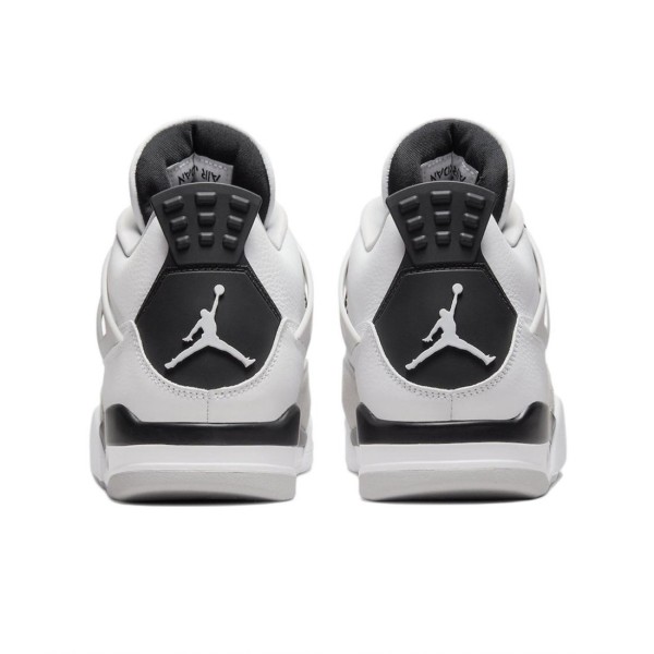 Air Jordans 4 Retro Military Black för män och kvinnor Original AJ4 Sneakers 36