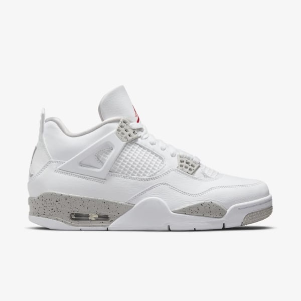 Air Jordans 4 Retro Tech White för män och kvinnor Original AJ4 Sneakers 38.5