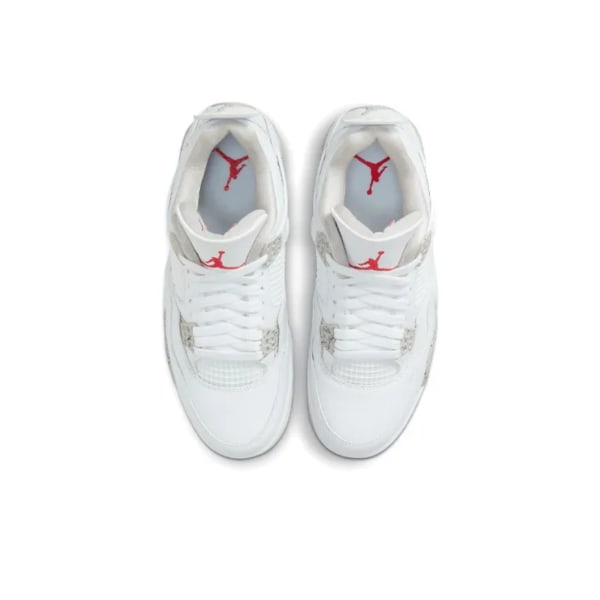 Air Jordans 4 Retro Tech White för män och kvinnor AJ4 39