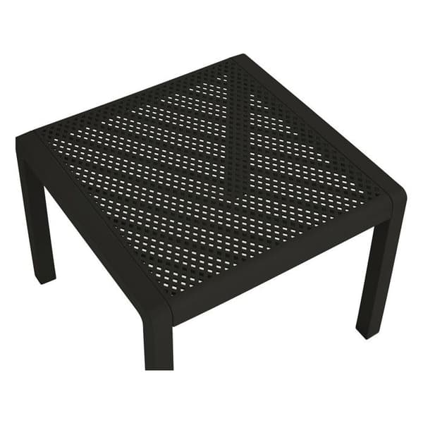 Havemøbler i metal og plastik "Céora" - 2 pladser - Sort svart
