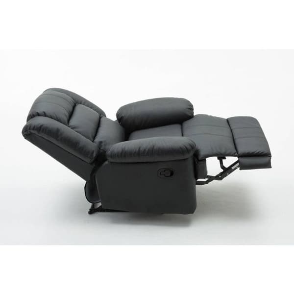 Relax stol "Buckingham" - 85 x 93 x 100 cm - Sort svart