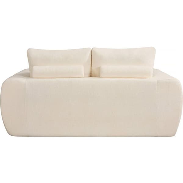 Rätt soffa - Léonie - Tyg - 2 platser - Beige beige
