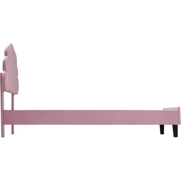 Sängklädsel i sammet "Manon" - 90 x 190 cm - Rosa Ros