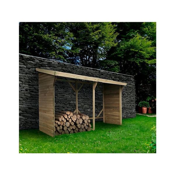 Vedförråd - 2,5 m² - 2,78 x 0,90 x 1,85 m - 5 Ster