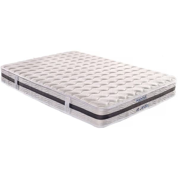 Fjedermadras og memory foam "Viva First" - 140 x 190 x 26 cm Vit