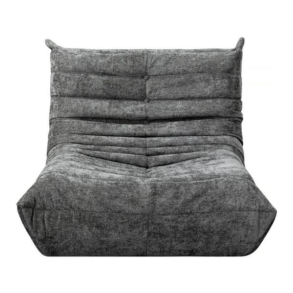 Set om 3 modulära fåtöljer för soffa i texturerad tyg "Velasca" - Grå