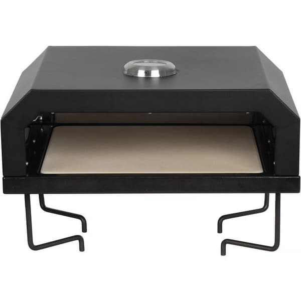 Pizzello-pizzauuni grillille - 40 x 35 x 28 cm - Musta