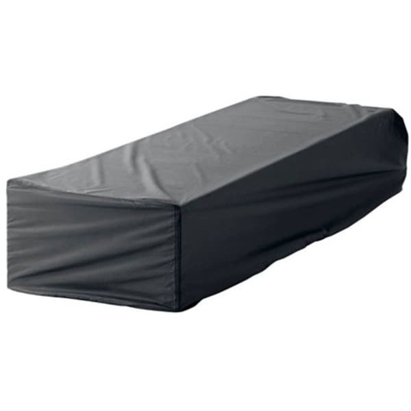 Beskyttersæde til solseng - 194 x 71 x 35 cm - Sort Svart