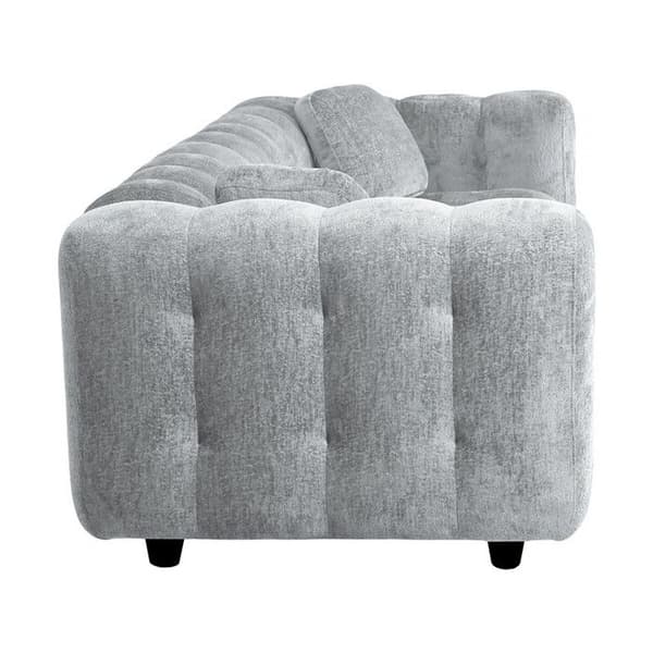 Sofa i chenille stof "Vendome" - 3 pladser - Grå Grå