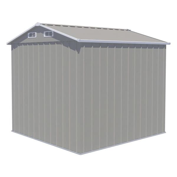 Metallskjul "Nebraska" - 4,12 m² - Beige beige