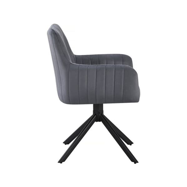 2 kpl "Pharell" kangastuoleja - 60 x 61 x 91 cm - Harmaa Grå