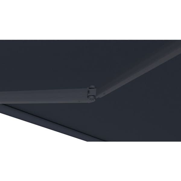 Butik med aluminiumsmarkise 2 x 3 m "Shadow" - Antracitgrå