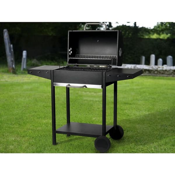 Kulgrill "Bizon" - 119 x 50 x 101 cm - Sort
