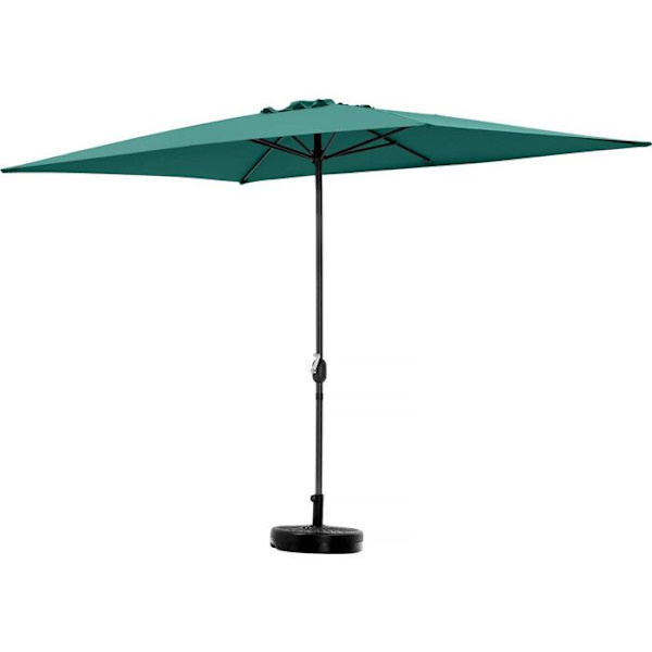 Rektangulær hængende parasol "Sol 2" - 2 x 3 m - Grøn Grön.