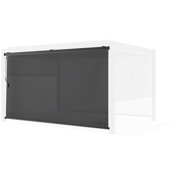 Butik bioklimatisk pergola - 277 x 208 cm - Grafitgrå Grå