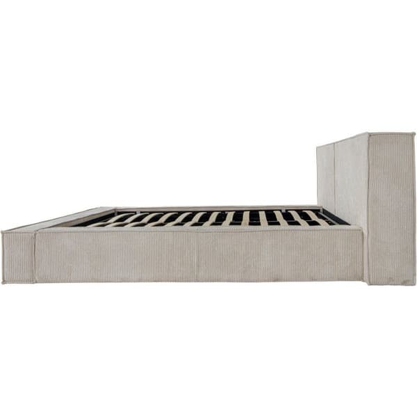 Samettivuode "Courchevel" - 160 x 200 cm - Beige beige
