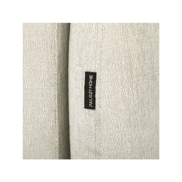 Soffa med rak design, konvertibel i tyg "Concorde" 3 platser - Beige beige