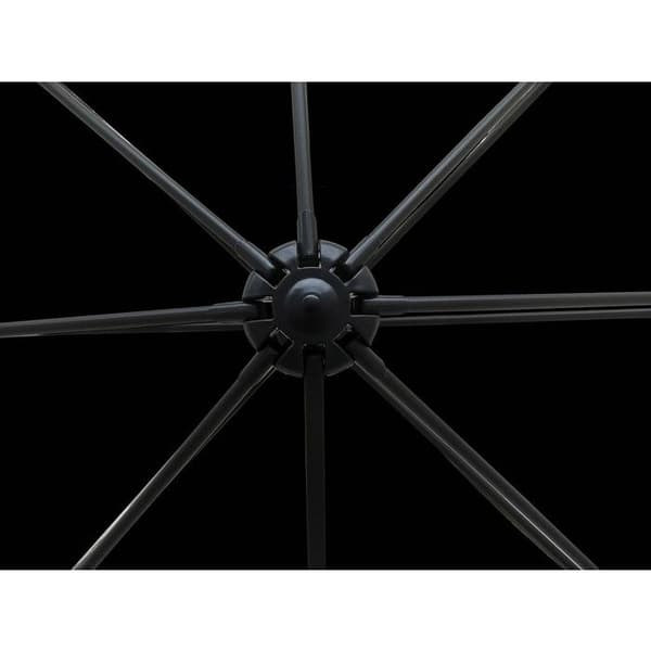 Parasolforskyde - 2.5 x 2.5 m - Sort svart