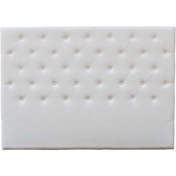Polstrad sänggavel "Déco" - 169 cm - Vit - I PVC Vit