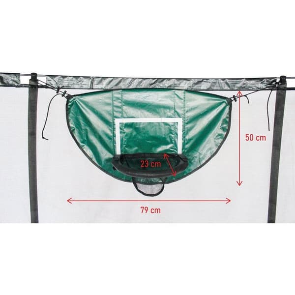 Universell basketkorg för trampolin "Loopy" - Grön