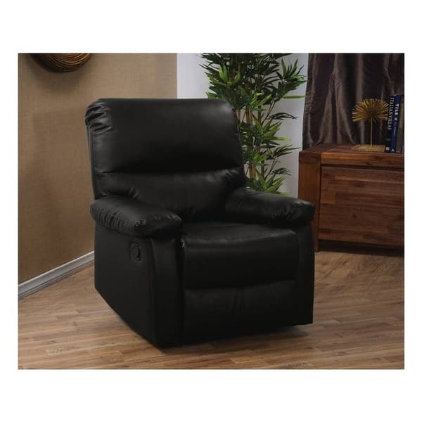 Relax stol "Lincoln" - 90 x 89 x 103 cm - Sort svart
