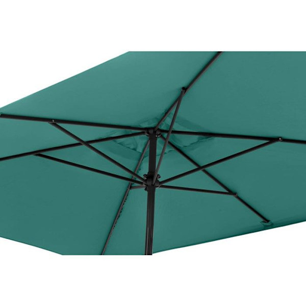 Rektangulær hængende parasol "Sol 2" - 2 x 3 m - Grøn Grön.