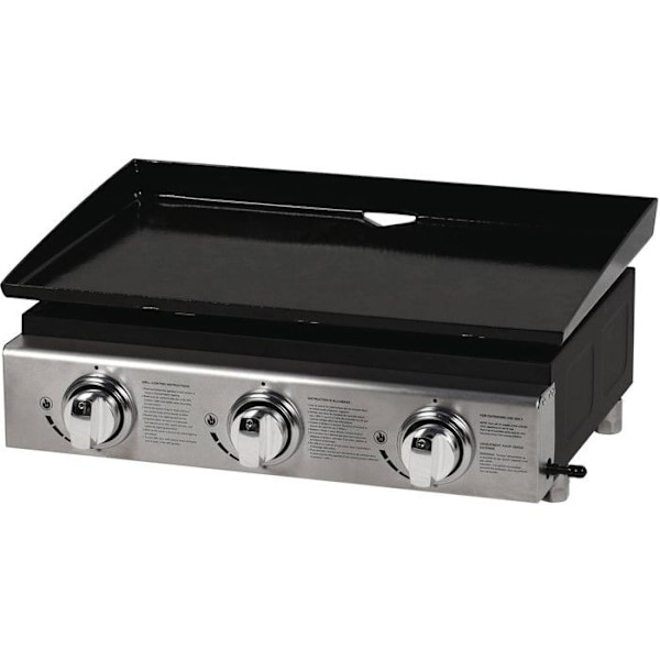 Grilli "Presto 3" - 3 Polttajaa - 7.5kW - Harmaa Grå