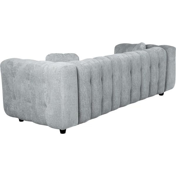 Sofa i chenille stof "Vendome" - 3 pladser - Grå Grå