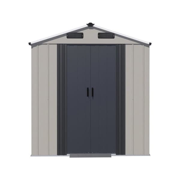 Metallskjul "Nebraska" - 2,17 m² - Beige beige