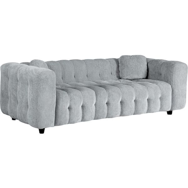 Sofa i chenille stof "Vendome" - 3 pladser - Grå Grå