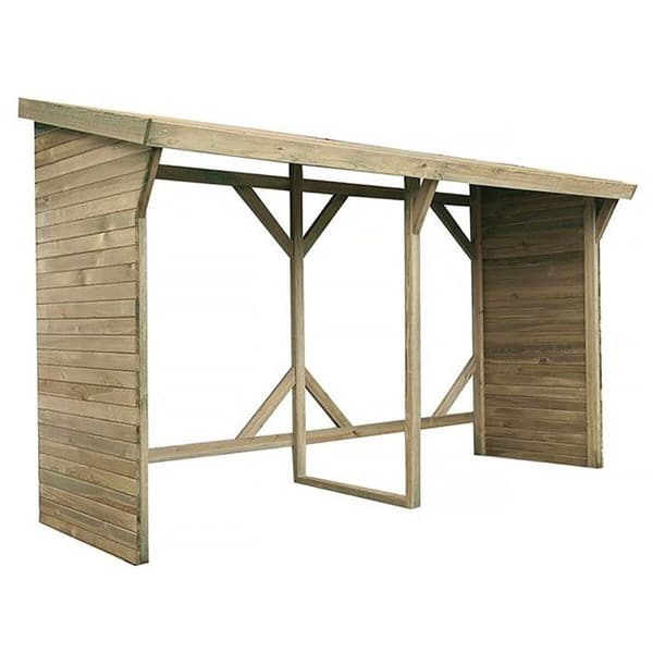 Vedförråd - 2,5 m² - 2,78 x 0,90 x 1,85 m - 5 Ster