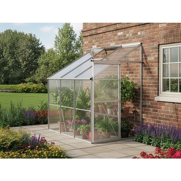 Polycarbonat drivhus "Aneth" 190 x 125 x 195 cm - 2,37 m²