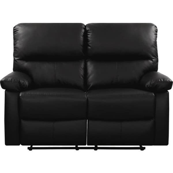 Relax sofa "Lincoln" - 147 x 89 x 103 cm - 2 pladser - Sort svart