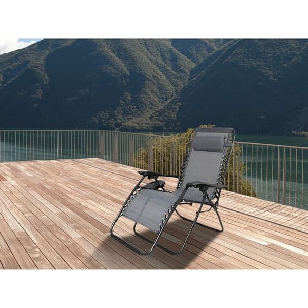 Havestol relax nul tyngdekraft "Sintra" - Grå Grå
