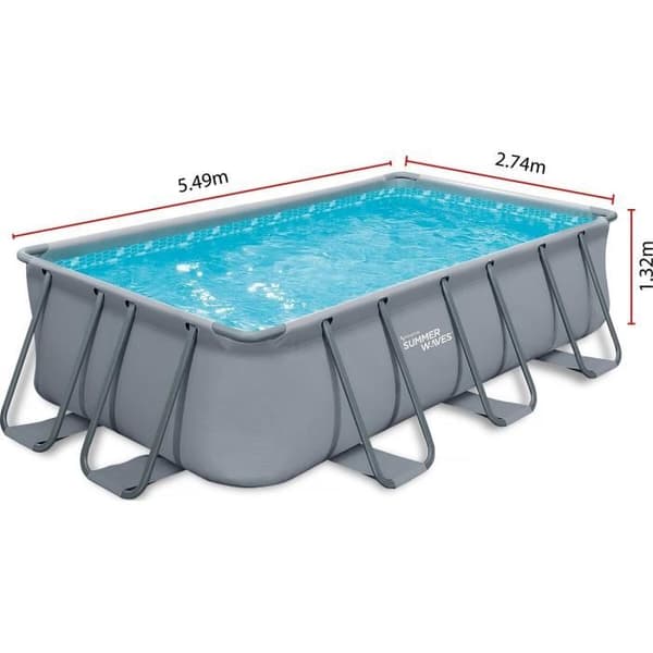 Rörformad pool LUDO 4 - 5,49 x 2,74 x 1,32 m