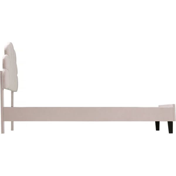 Sängklädnad i sammet "Manon" - 90 x 190 cm - Beige beige