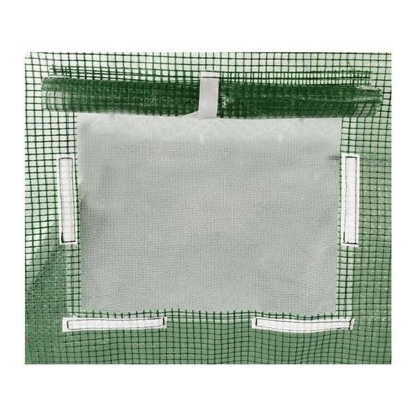 Have tunnel drivhus 6 x 3 m "Lys" - 18 m² - 140g - Grøn