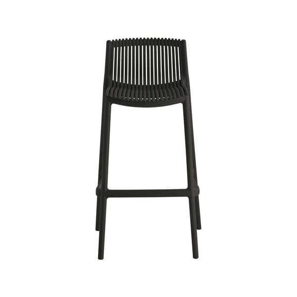 Højstole og bord til havebistro "Néora" - 2 pladser - Sort svart
