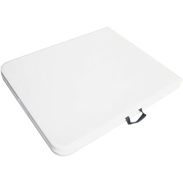 Fällbart trädgårdsbord i metall "Foldy" - 181 x 74 x 74 cm - Vit Vit
