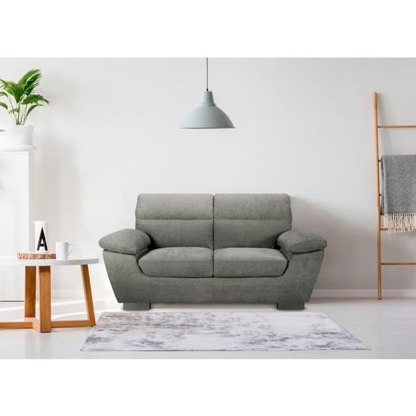 Fast stofsofa "Dallas" - 169 x 88 x 90 cm - 2 pladser - Grå Grå