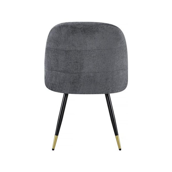2-pack fåtöljer i tyg "Harmony" - 54 x 57 x 90 cm - Grå Grå