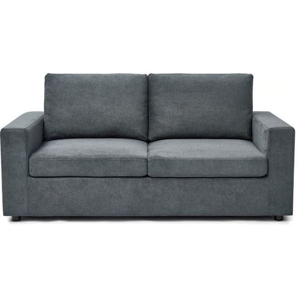 Bäddsoffa i tyg "Elena" - 3 platser - Sängyta 140 cm - Grå Grå
